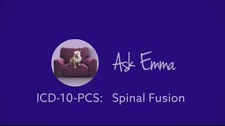 HCGTV Medical Coding Tips  ICD10PCS Spinal Fusions [upl. by Einhoj]