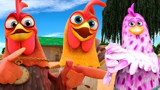 The Best Songs of Roosters and Chickens to Sing and Have Fun  Zenon The Farmer [upl. by Thomasine]