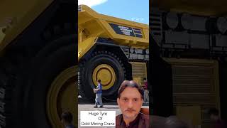 Largest tire in the world biggest mining dump trucks giant tire world biggest tire biggest shorts [upl. by Eugnimod475]