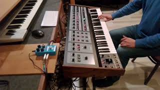 Oberheim OBX8 main synth parts of Sweet Dreams [upl. by Tait681]