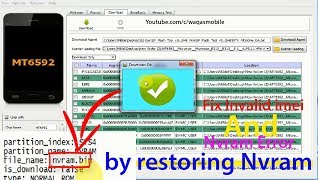 How to Fix Nvram Problem without any Flash Box  Write Nvram file wthout boxAny box on Mtk devices [upl. by Uwton]