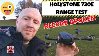 HOLY STONE HS720E 4k Drone  Max Range Test  Can I beat 1000M  3280ft [upl. by Soutor]