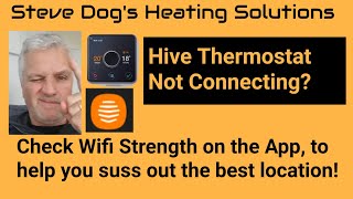 Hive Thermostat Connection Issues and Location [upl. by Dorotea603]