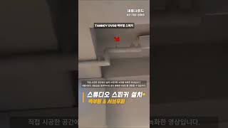 🌟상업용 스튜디오 고음질 스피커 설치🎶 TANNOY DVS8 amp PROEL S15A [upl. by Tloc]