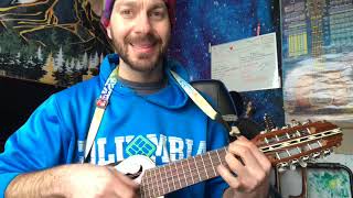 Sweet Child O Mine Charango Chords and Tutorial Lesson in English [upl. by Yelekalb]