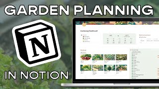 No more late seed starting 🍅 My customizable gardening calendar in Notion [upl. by Oilasor]