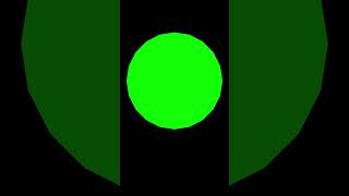 Green Icosagon Black Background Down To Up shorts [upl. by Enelkcaj]