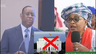 Aida Mbodj hausse le ton et donne un délai à Macky à Macky pour quitter le Palais [upl. by Luann140]