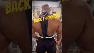 Building back thickness thickness widelats backday bentoverrows wideload [upl. by Enrak]