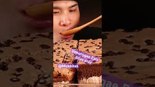 Ddeonggae ASMR chocolate chip cookie milk cake mukbang bites only shorts viral fyp new edit fy [upl. by Francois]