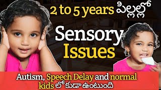 Sensory Processing Disorder telugu  Sensory issues in children  Sensory issues in toddlers [upl. by Kohl89]