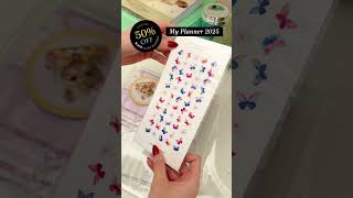 ASMR  My Planner 50 OFF😍 [upl. by Notnef]