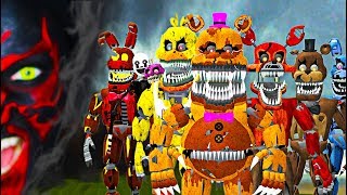 MATAMOS AL PADRE POSEIDO DE LOS ANIMATRÓNICOS DE FIVE NIGHTS AT FREDDYS XD  FNAF [upl. by Avner]