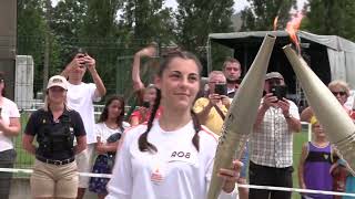 Relais de la Flamme olympique dans le Loiret vidéo France TV [upl. by Nednarb]