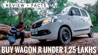 MARUTI WAGONR UNDER 125 LAKH HONEST REVIEW amp OPINION [upl. by Eniledgam]