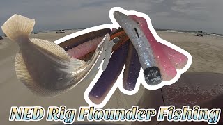 Packery Channel Jetty Flounder Fishing [upl. by Meehsar]