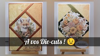 🦊🍂 Tuto  Carte Automnale  Fond Gel press  DieCut Action action 🍂🦊 [upl. by Tnahsin]