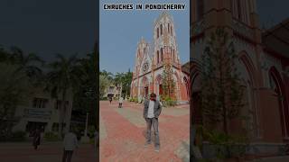 Churches in Pondicherry shortsfeed travel shorts viralvideo placestovisit [upl. by Jim]