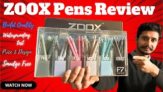 ZOOX Pens Review  PriceQualityDesignInk Detailed Review [upl. by Lorette]