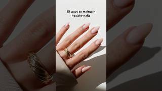 Our top 10 tips for keeping your nails healthy while using Gel Nail Polish 🤍 shorts healthynails [upl. by Ardnekat]