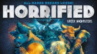 Horrified Greek Monsters Solo Board Game Playthrough Medusa and Cerberus [upl. by Eileek]