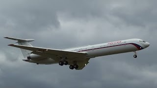 Rossiya Ilyushin Il62 Landing at Berlin Tegel Airport HD 1080p [upl. by Hiroshi757]