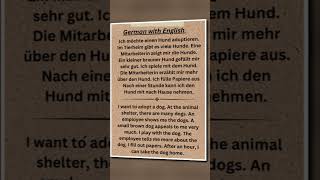 Basic German with English vocabulary englishlanguage english german germanlearning deutsch [upl. by Elleryt95]