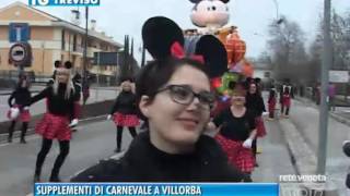 TREVISO TG  13022016  IL CARNEVALE FINISCE A VILLORBA [upl. by Latsyek]