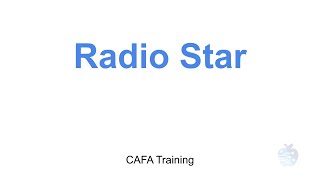 CAFA Training Radio Star [upl. by Lepine]