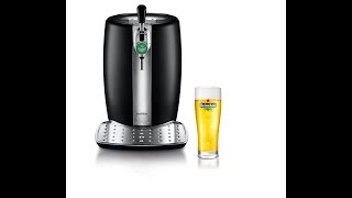 Review KRUPS and HEINEKEN B100 BeerTender with Heineken Draught Keg TechnologyBlack [upl. by Sachsse]