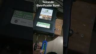 Teste do Eletrificador Rural Pampeano agora só instalar postarei novos vídeos [upl. by Yemorej]