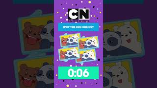 Find the Odd One Out  We Baby Bears  Cartoon Network UK shorts [upl. by Helas]