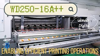 Entry Level Digital Printing MachineWD25016A Vivid Color Scattered King Features amp Benefits [upl. by Indira36]