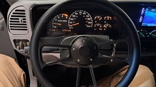 OBS Chevy 1500 steering wheel and window crank install [upl. by Myrta91]