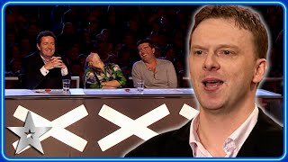 Mike Garbutt WOWED with HILARIOUS impressions  Unforgettable Audition  Britains Got Talent [upl. by Hoye344]