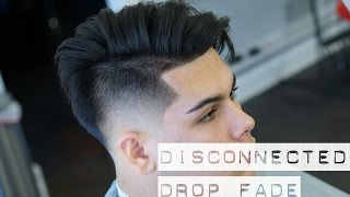 Mens Haircut Disconnected Undercut Drop Fade [upl. by Collie]