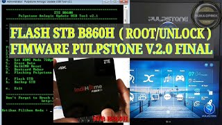 Cara Flash STB B860H 4K FW Pulpstone V20 Final [upl. by Grimonia186]