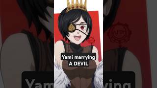 Yami Sukehiro Marrying a Devil  Black Clover  Anime shorts [upl. by Bik]