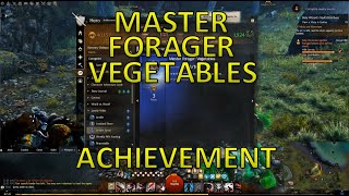 GW2  Master Forager Vegetables Achievement [upl. by Clyve708]