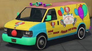 GTA V HOW TO GET THE CLOWN VAN STORY MODE EXPLAINED IN FULL [upl. by Kaliope]