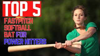 ✅5 Best Fastpitch Softball Bat for Power Hitters 2022 [upl. by Sukramal203]