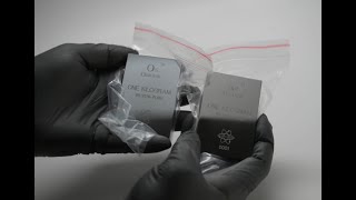 Osmium and rhenium kilogram bars from Luciteria [upl. by Atsirk]