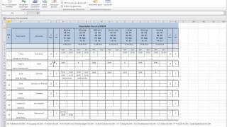 Excel Dienstplanprogramm für die Gastronomie Hotellerie und Cateringbranche [upl. by Witty862]