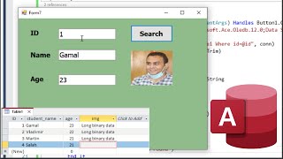 How to retrieve data with images not pathOLE From Microsoft Access database in Visual Basicnet [upl. by Rusticus]