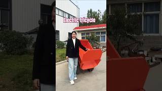 Electric tricycle Self unloading Trolley Automatic Trolley Agrectual Trolley trending viral 🛒 [upl. by Oidivo]