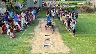 আজব গাড়ির কঠিন চ্যালেঞ্জের খেলা দেখতে গ্রামের সব মানুষ ছুটে আসলো।প্রতিযোগিরা জিতলো আকর্ষণীয় পুরস্কার [upl. by Lyred22]