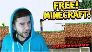 ITS 2D MINECRAFT CHECKING OUT THE FREE MINECRAFT GAMES ON GOOGLE [upl. by Shermie501]