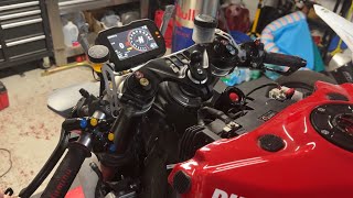 How to Install and Use Jetprime Left Street Controls  Panigale V4 [upl. by Hagar]