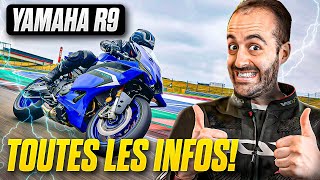 Yamaha R9 caractéristiques date prix JE VOUS DIS TOUT [upl. by Annerol357]