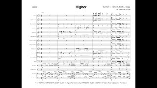 Higher  Creed Marching Band arranged by Nicholas Turon [upl. by Bethezel830]